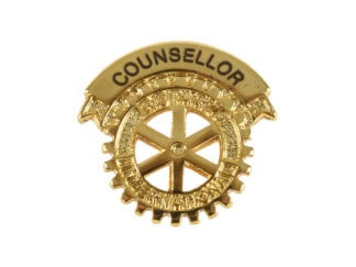 Rotary Counsellor Pin