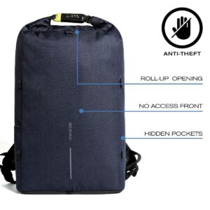 Theft-proof Backpack with Rotary Logo and hidden Pockets