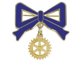 Bow with Rotary Emblem