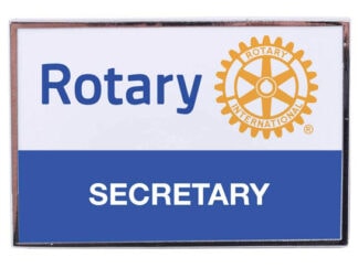 Secretary Rectangular Pin