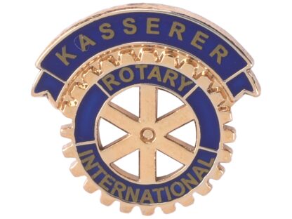 DK: Rotary Kasserer Enamel Pin